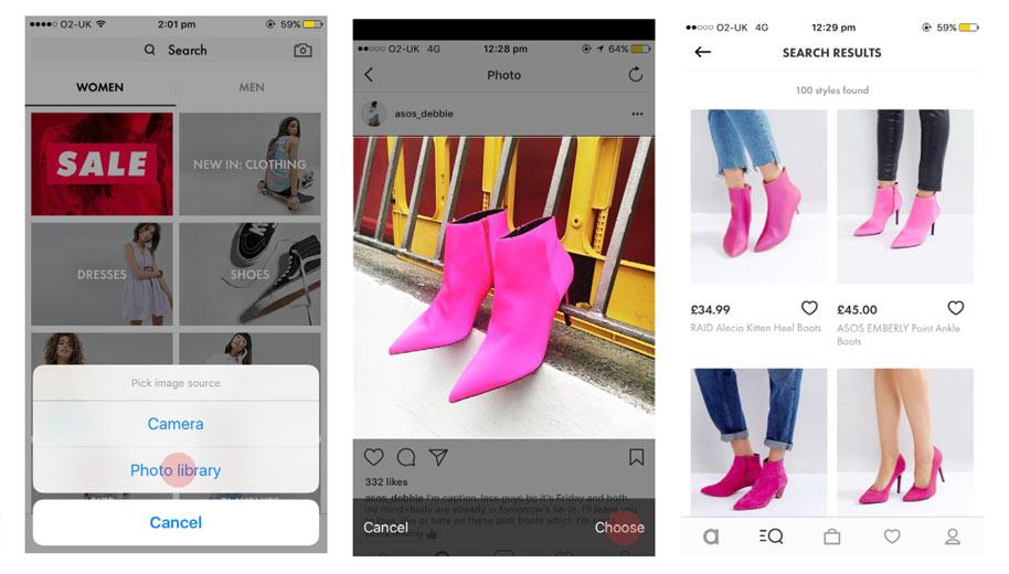 ASOS visual search