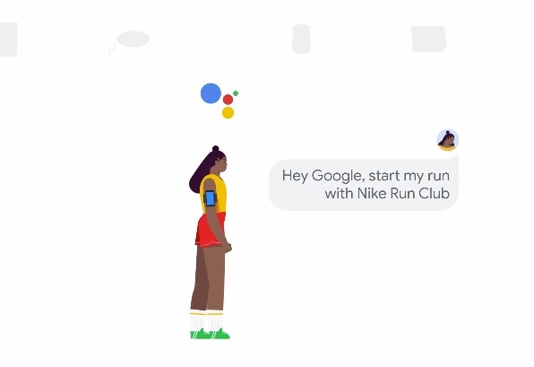 Screenshot of Google Actions gif