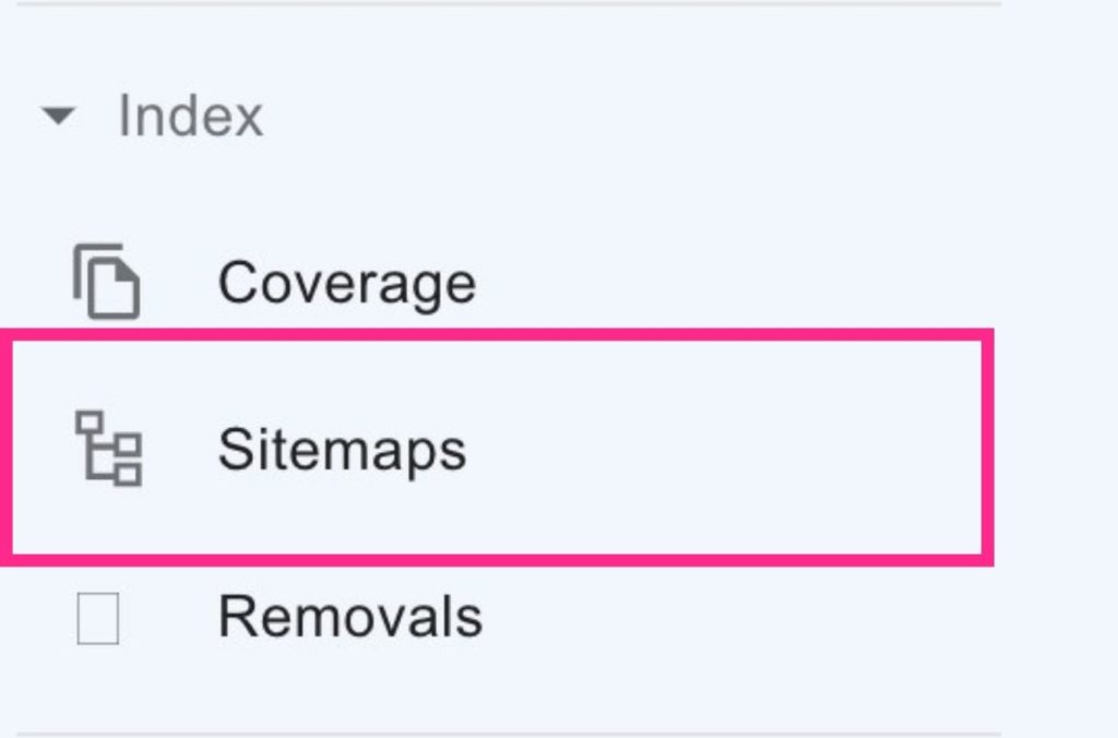 sitemaps location in gsc