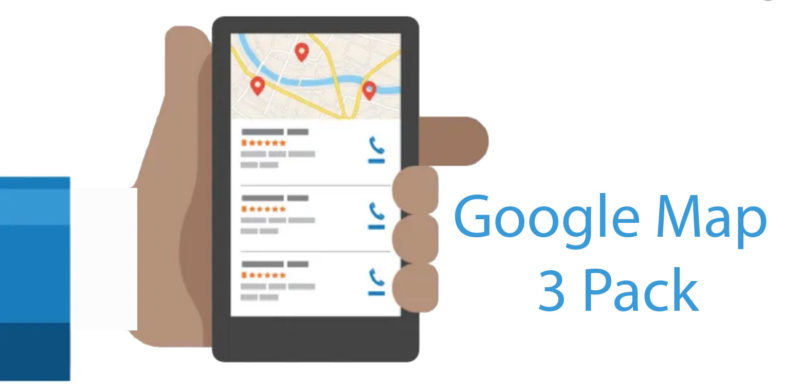 Google Map 3 Pack