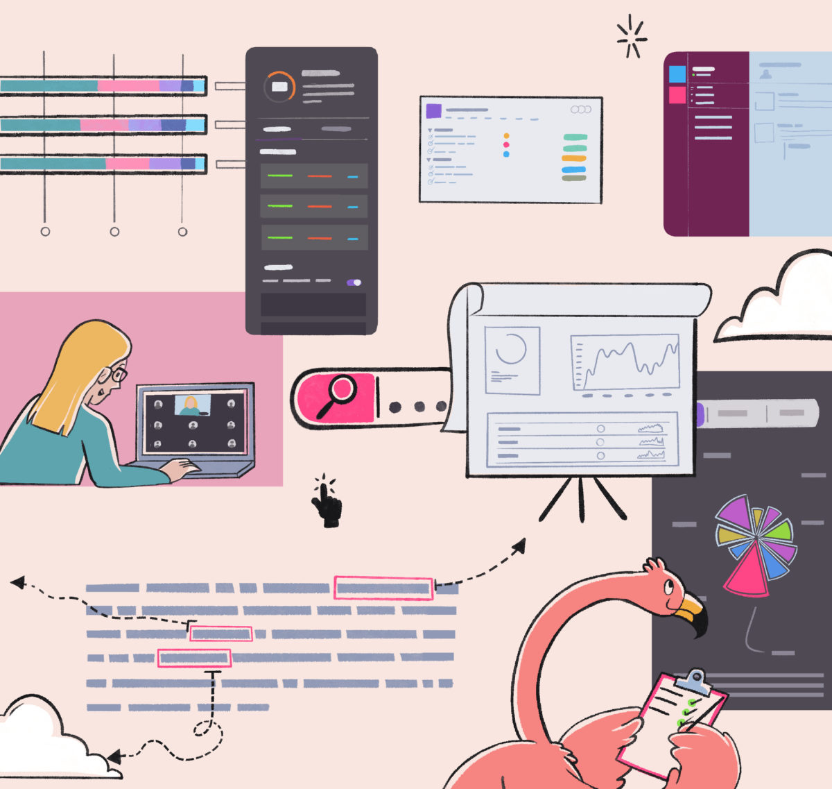 An SEO project manager working through the various stages of an SEO project
