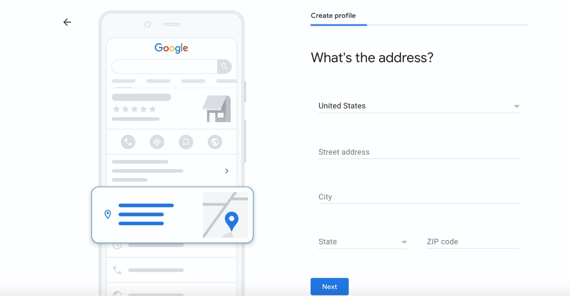 Screenshot Step 3 Add location