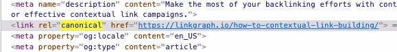 canonical example