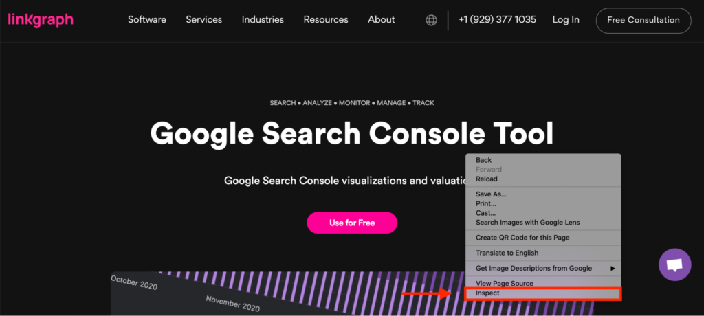HTML inspection tool