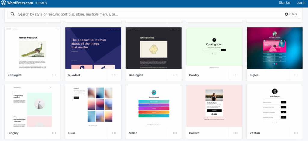WordPress themes