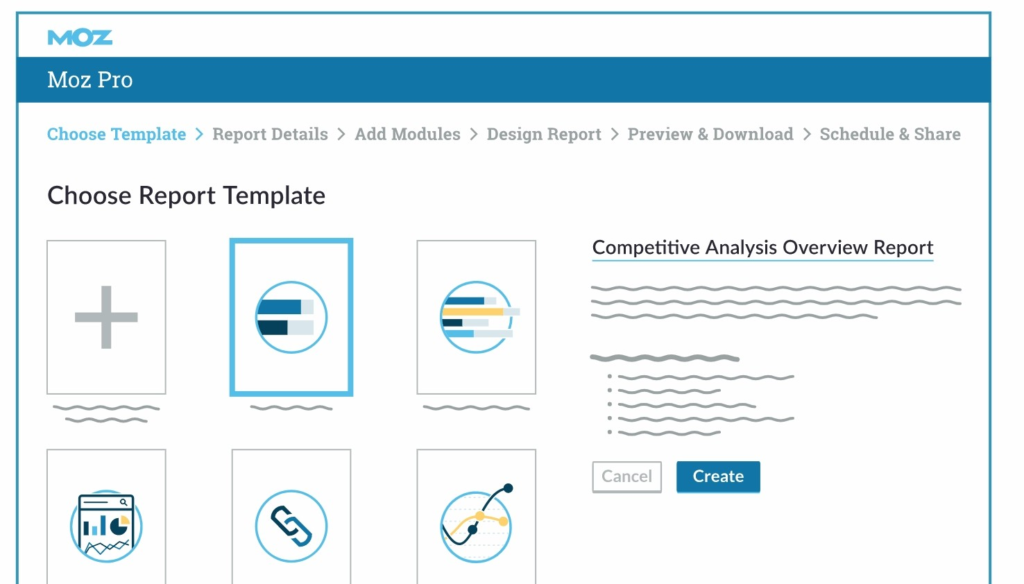 Moz screenshot reports