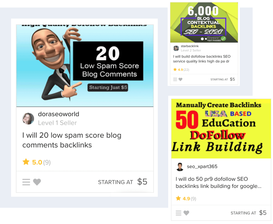examples of black-hat SEO tactic indicators that can help you identify a negative SEO attack